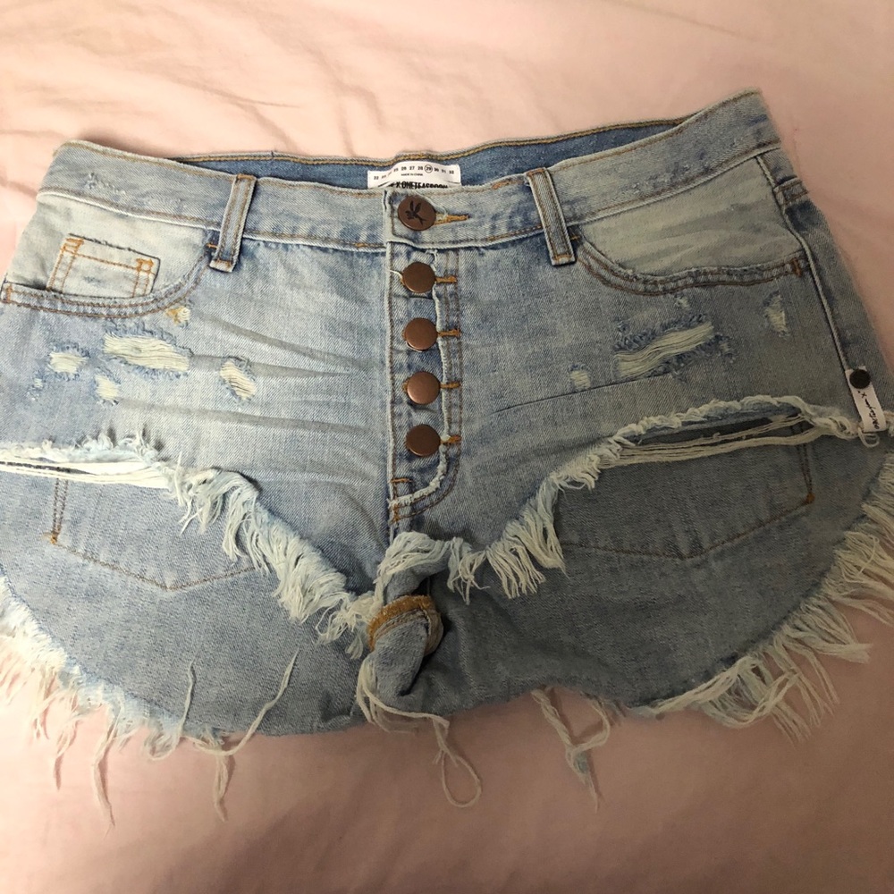 One Teaspoon Denim Shorts